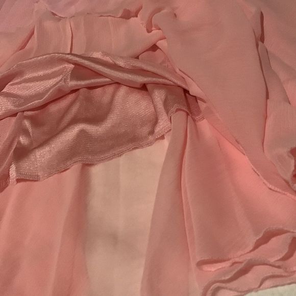 Fashion concept party pink skirt maxi - Picture 7 of 11